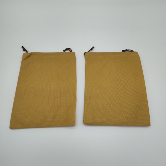 LAURENT EFFEL St Barth Dust Bags Set 2 Made in Italy Drawstring 8x7 - Picture 3 of 5